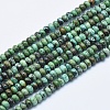 Natural African Turquoise(Jasper) Beads Strands G-E444-49-4mm-1