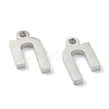 Non-Tarnish 304 Stainless Steel Charms STAS-G244-01H-2