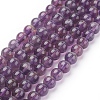 Natural Amethyst Beads Strands X-G-G099-4mm-1-1