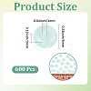 600Pcs Glass Seed Beads SEED-PA0001-17C-2