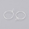 Brass Wine Glass Charm Rings Hoop Earrings X-EC067-5S-1