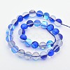 Round Synthetic Moonstone Beads Strands G-M210-6mm-M-3