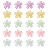 20Pcs 5 Colors Translucent Resin Cabochons OHAR-YW0001-01-1