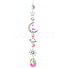 1Pc Iron Big Pendant Decorations DJEW-CN0001-37A-1
