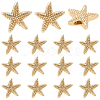 14Pcs Rack Plating Brass Beads KK-BBC0022-48-1