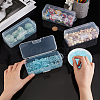 10Pcs Transparent Plastic Storage Boxes CON-BC0007-78B-3