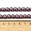 Eco-Friendly Dyed  Glass Pearl Round Beads Strands HY-A002-8mm-RB062-6