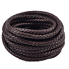 5M Braided Round PU Leather Jewelry Cord OCOR-GF0004-96B-02-1