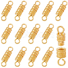 100Pcs Alloy Screw Clasps FIND-SC0012-07G-1