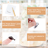 8 Sheets 4 Styles PVC Waterproof Self-Adhesive Sticker STIC-OC0001-13D-4