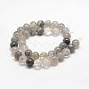 Natural Cloudy Quartz Beads Strands G-E376-8mm-01-3