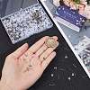 300Pcs 304 Stainless Steel Flat Round Blank Peg Earring Post STAS-SC0007-33A-3