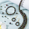4 Strands 4 Styles Natural Dragon Blood Jasper Bead Strands G-OC0005-10-5