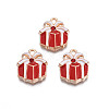 Christmas Alloy Enamel Pendants X-ENAM-Q442-57-1
