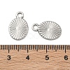 304 Stainless Steel Pendants STAS-L022-580P-3
