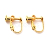 Brass Screw On Clip-on Earring Findings LS-KK-L164-02G-2