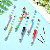 10Pcs ABS Plastic & Iron Ball-Point Pen AJEW-FS0001-41F-5
