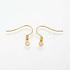 Brass Earring Hooks KK-Q363-G-NF-2