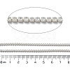 Iron Rhinestone Glass Cup Chain CH-U001-01G-3