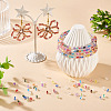 2Bags 200Pcs Transparent Glass Beads GLAA-TA0003-44B-7