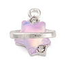 Rack Plating Alloy Cubic Zirconia Pendants FIND-Q116-03S-02-1