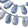 Natural Kyanite Beads Strands G-H335-E01-12x25mm-3