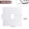 Wooden Bead Design Boards WOOD-WH0034-51-2