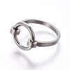 304 Stainless Steel Finger Rings RJEW-E158-08P-19mm-2