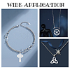 80Pcs 4 Style 201 Stainless Steel Pendants STAS-DC0006-40-5