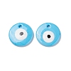 Handmade Lampwork Evil Eye Pendants LAMP-E106-02B-03-1