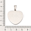 304 Stainless Steel Pendants STAS-H182-11B-P-3