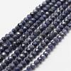 Natural Sapphire Bead Strands G-P271-3mm-13-1