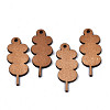 Printed Basswood Pendants WOOD-N006-57-2