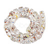 Handmade Silver Foil Lampwork Beads FOIL-N004-01A-08-2