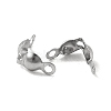 Non-Tarnish 304 Stainless Steel Bead Tips STAS-P319-33P-01-3