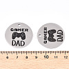 Non-Tarnish 201 Stainless Steel Pendants STAS-T064-38P-5-3