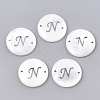 Freshwater Shell Links connectors SHEL-S274-22N-P-1
