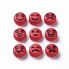 Opaque FireBrick Acrylic Beads MACR-N008-42-C02-2