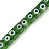 Handmade Evil Eye Lampwork Beads Strands LAMP-G166-16G-2