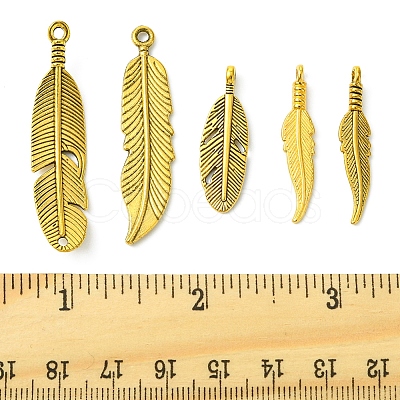 60Pcs Tibetan Style Alloy Pendants TIBEP-FS0001-20-1