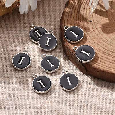 Platinum Plated Alloy Charms ENAM-S118-02I-P-1