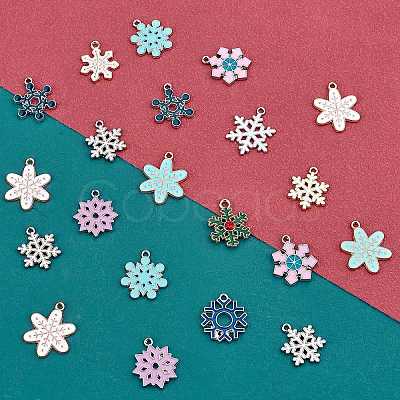 60Pcs 12 Style Alloy Pendants FIND-SZ0005-80-1