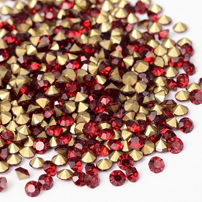 Back Plated Grade A Diamond Glass Pointed Rhinestone LS-RGLA-SS20-029-1