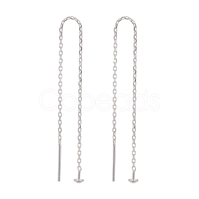925 Sterling Silver Ear Stud Findings STER-I014-03S-1