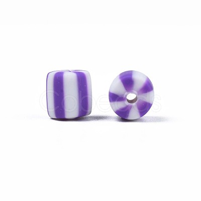 Handmade Polymer Clay Bead Strands CLAY-T020-12A-1