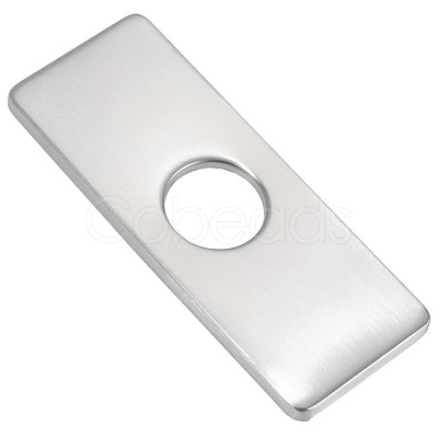 Rectangle Stainless Steel Faucet Hole Covers STAS-WH20001-18B-P-1