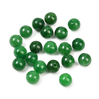 Natural Myanmar Jade Dyed Beads G-D364-10A-1