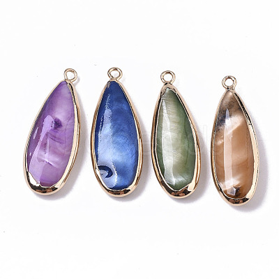 Natural Freshwater Shell Pendants X-SHEL-R047-03-1