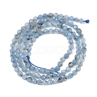 Natural Devil Blue Aquamarine Beads Strands GG-CBAF158-D01-06-1