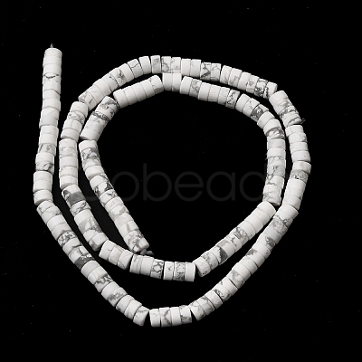 Natural Howlite Beads Strands G-Z089-A02-1